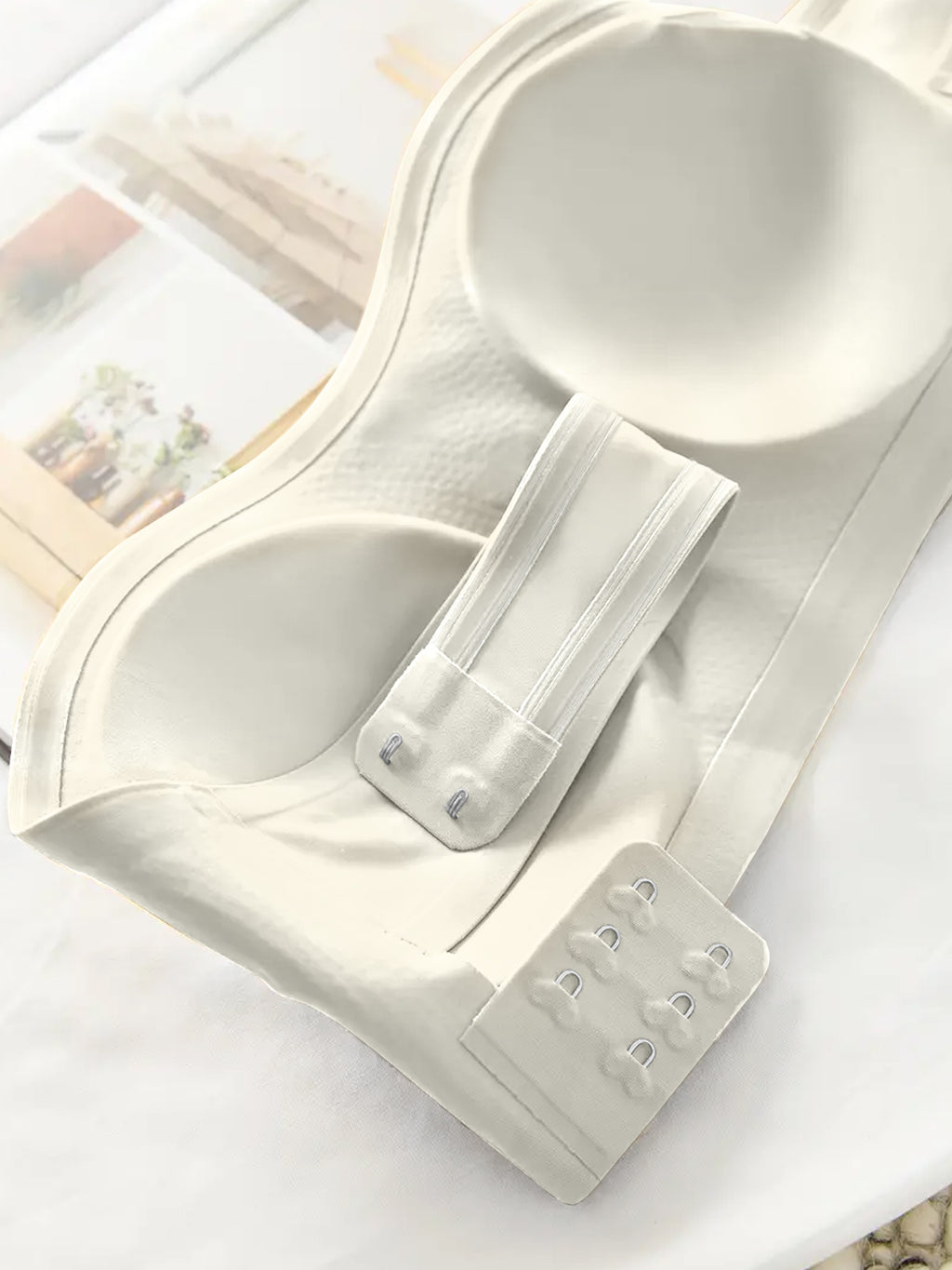 3PCS Strapless Bras For Women - Non-Slip Wireless Seamless Bras Push Up & Side Fat Control For Daily Office All Seasons